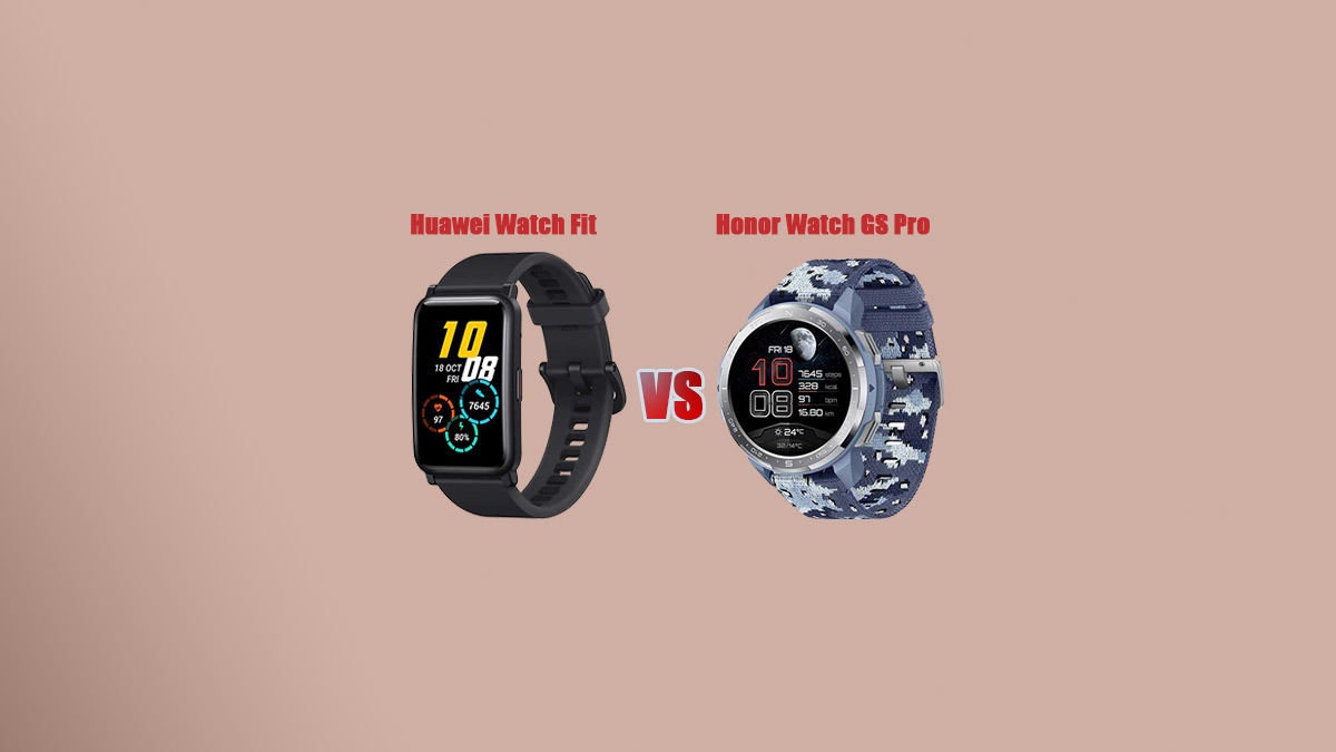 honor watch es vs huawei fit