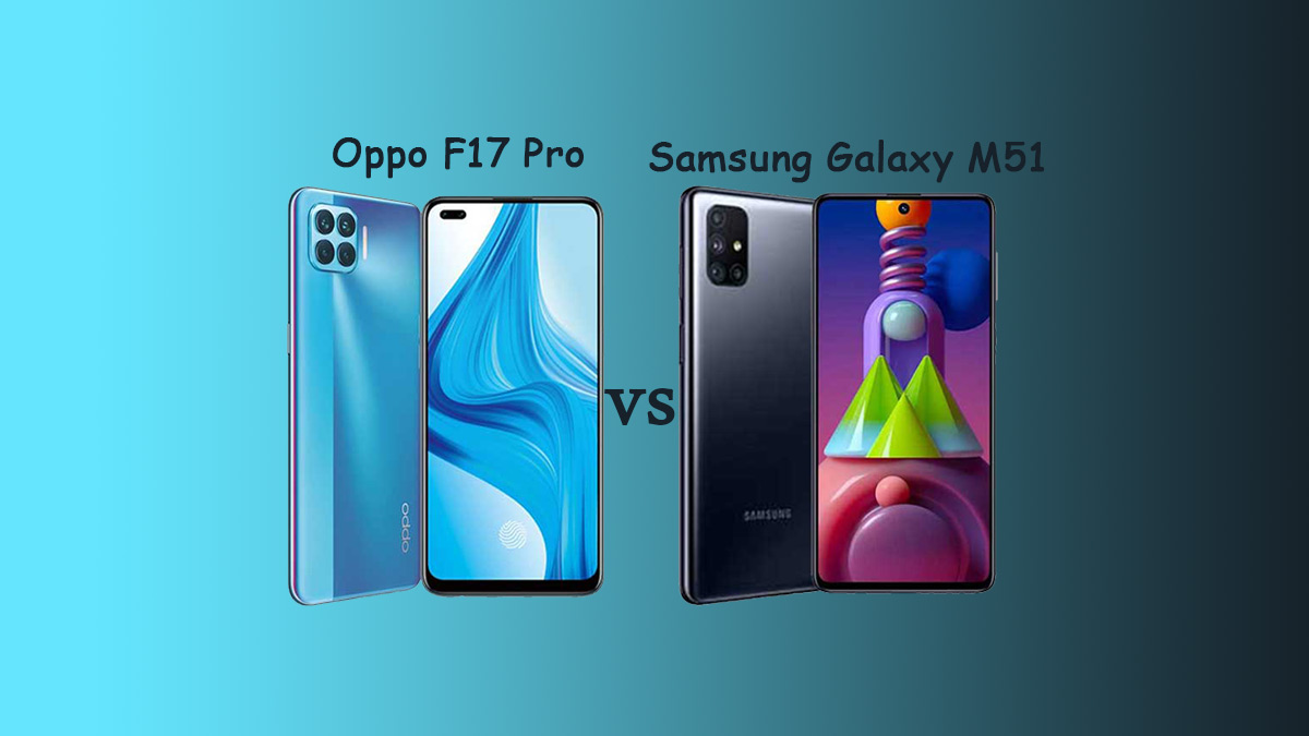 samsung m51 compare oppo f17 pro