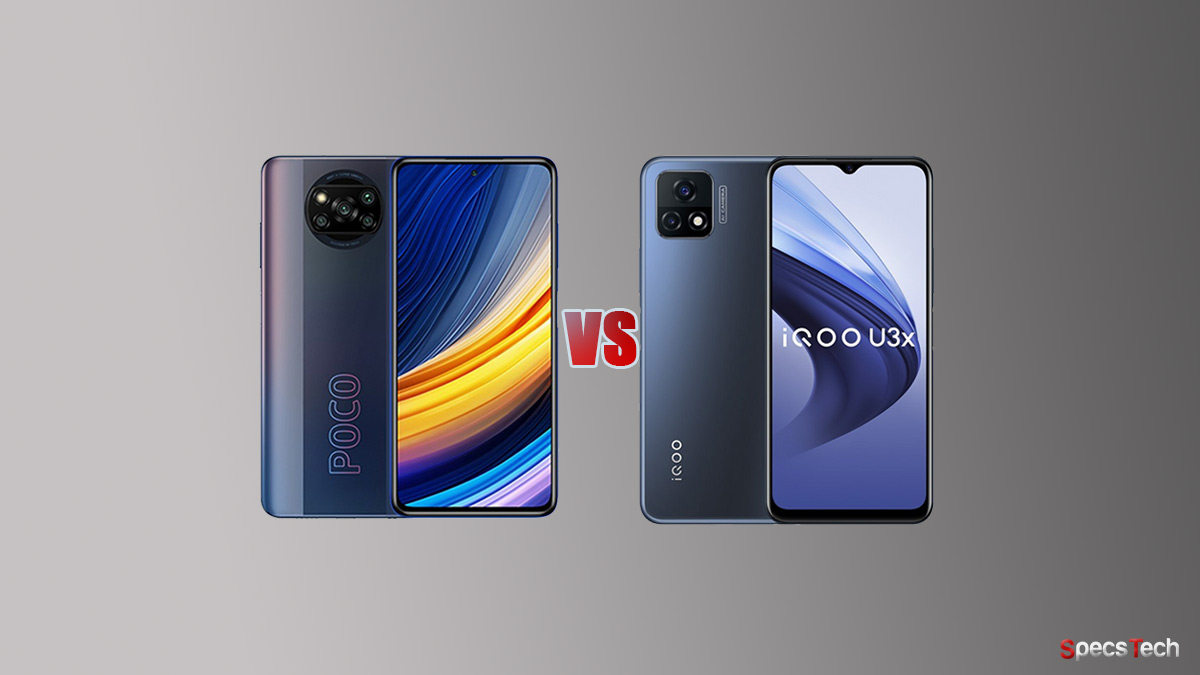 Xiaomi Poco X3 Pro VS Vivo Iqoo U3x Comparison Specs Tech